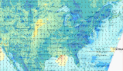 Preview of U.S. East-Center - NCEP - Theyr Forecast Model 0.045°